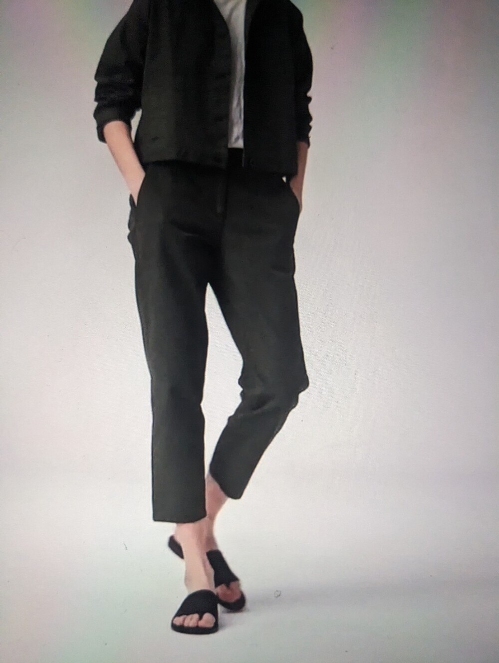 EILEEN FISHER Organic Cotton Ankle Pants
